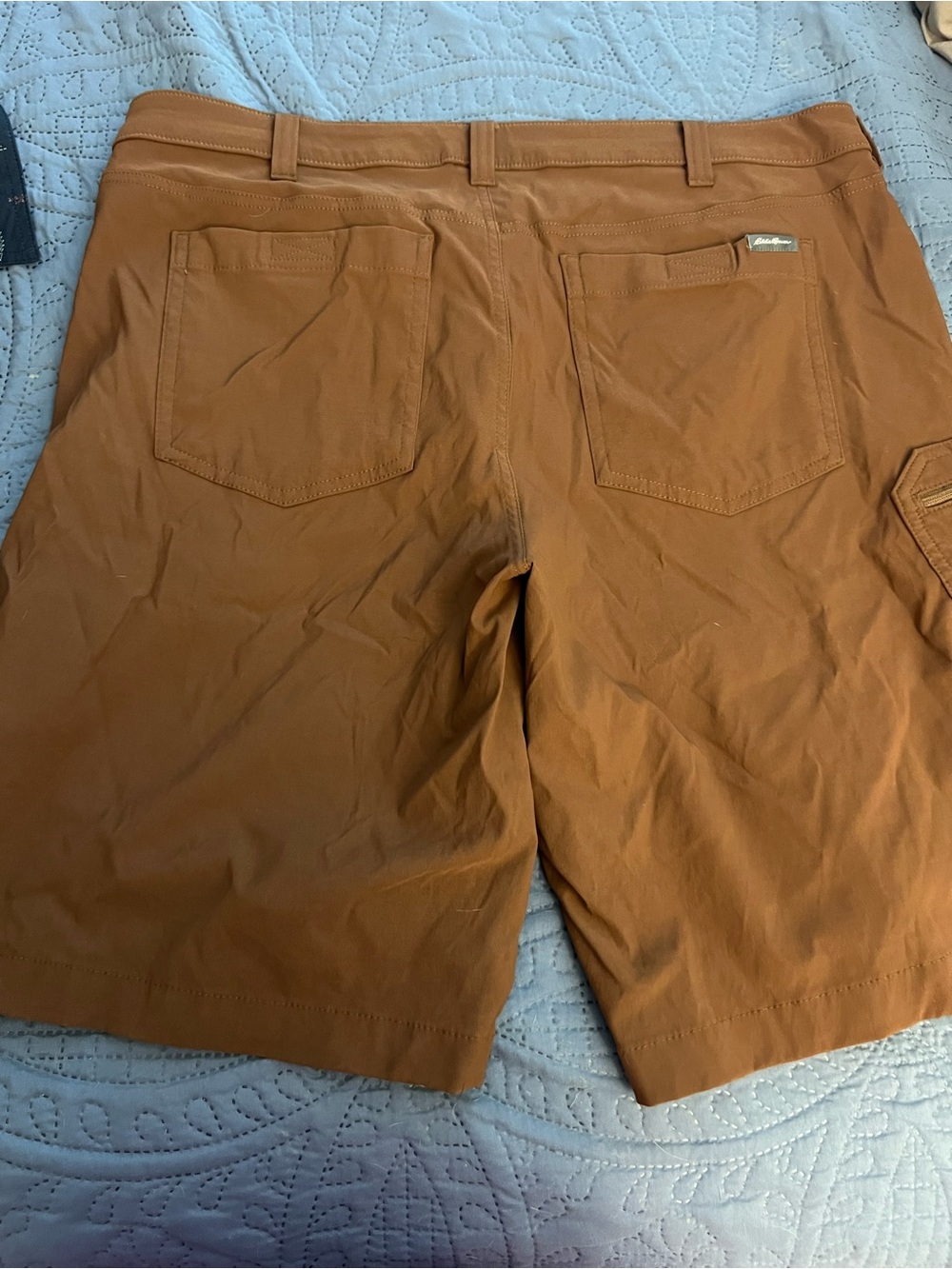 Three Eddie Bauer Men’s Shorts size 36 - Beige, Brown, Orange - Picture 12 of 16